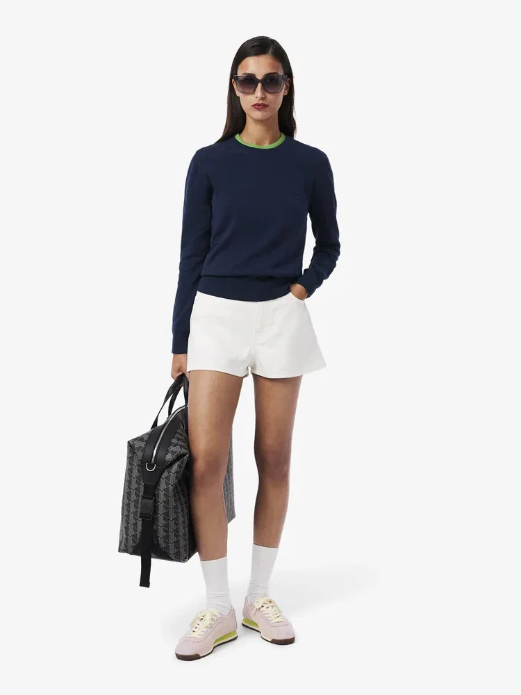 Свитер LACOSTE Navy из хлопка Light Cotton — фото 4