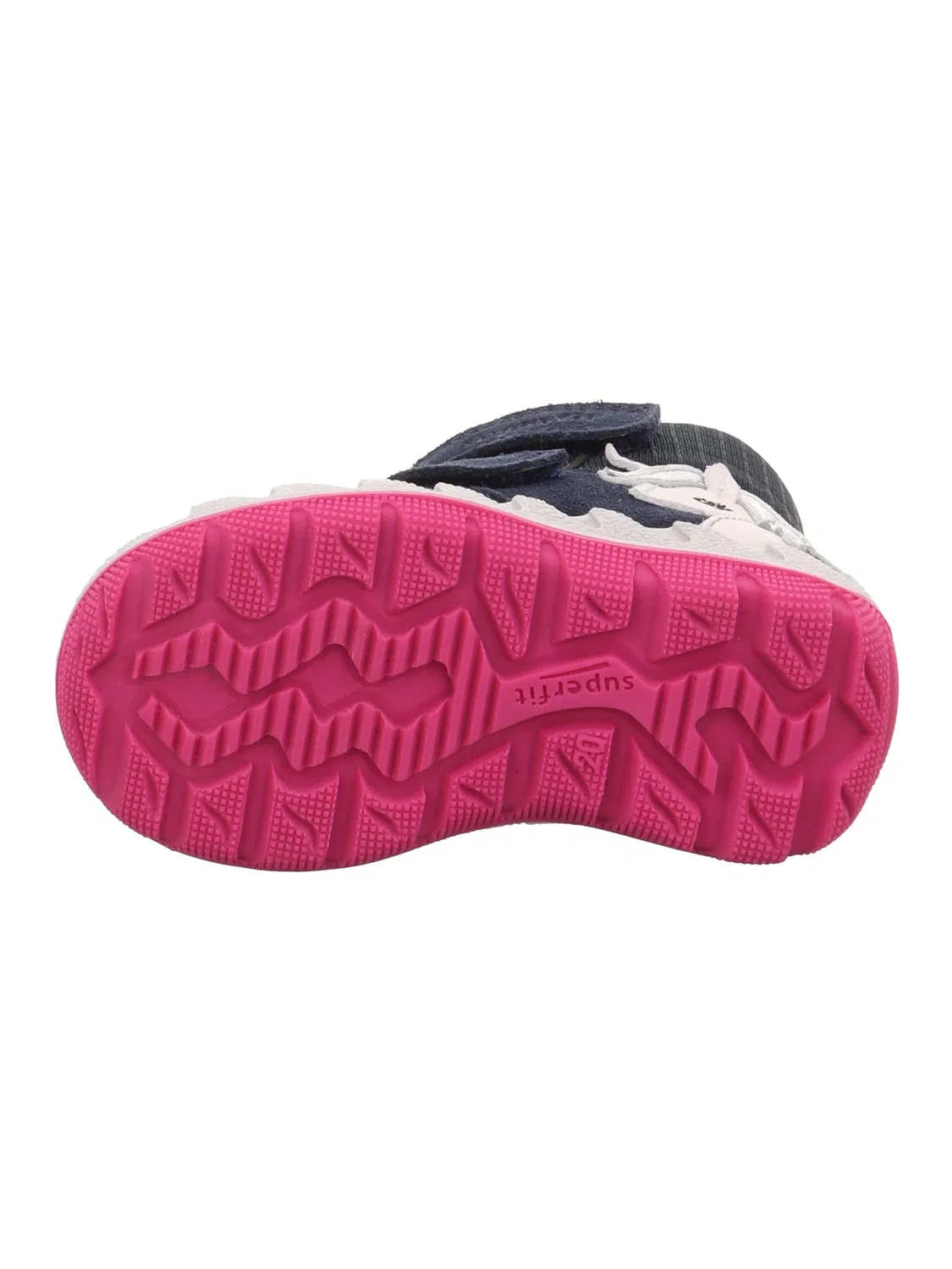 Детские снежные ботинки для девочек с принтом Icebird Superfit, Blue Pink 8020 — фото 4