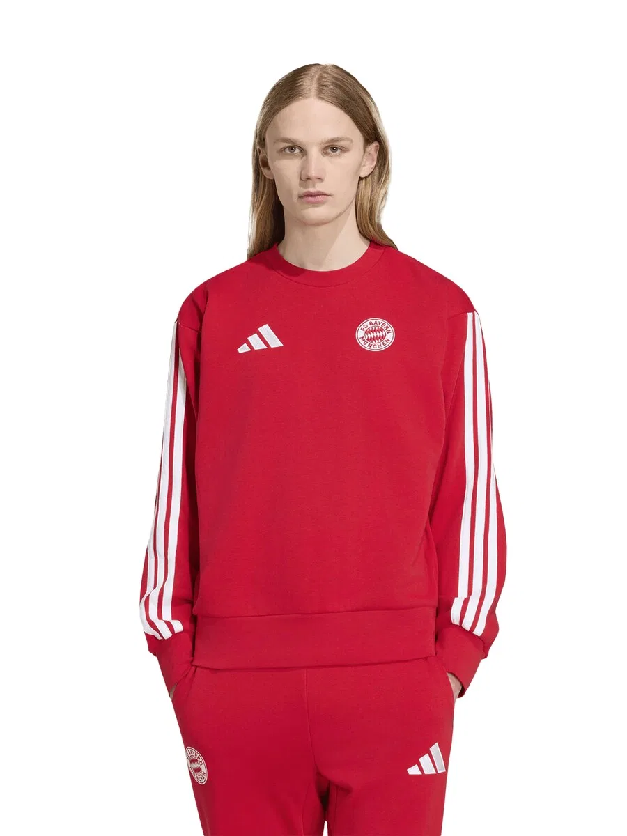Толстовка ADIDAS PERFORMANCE красного цвета — фото 2