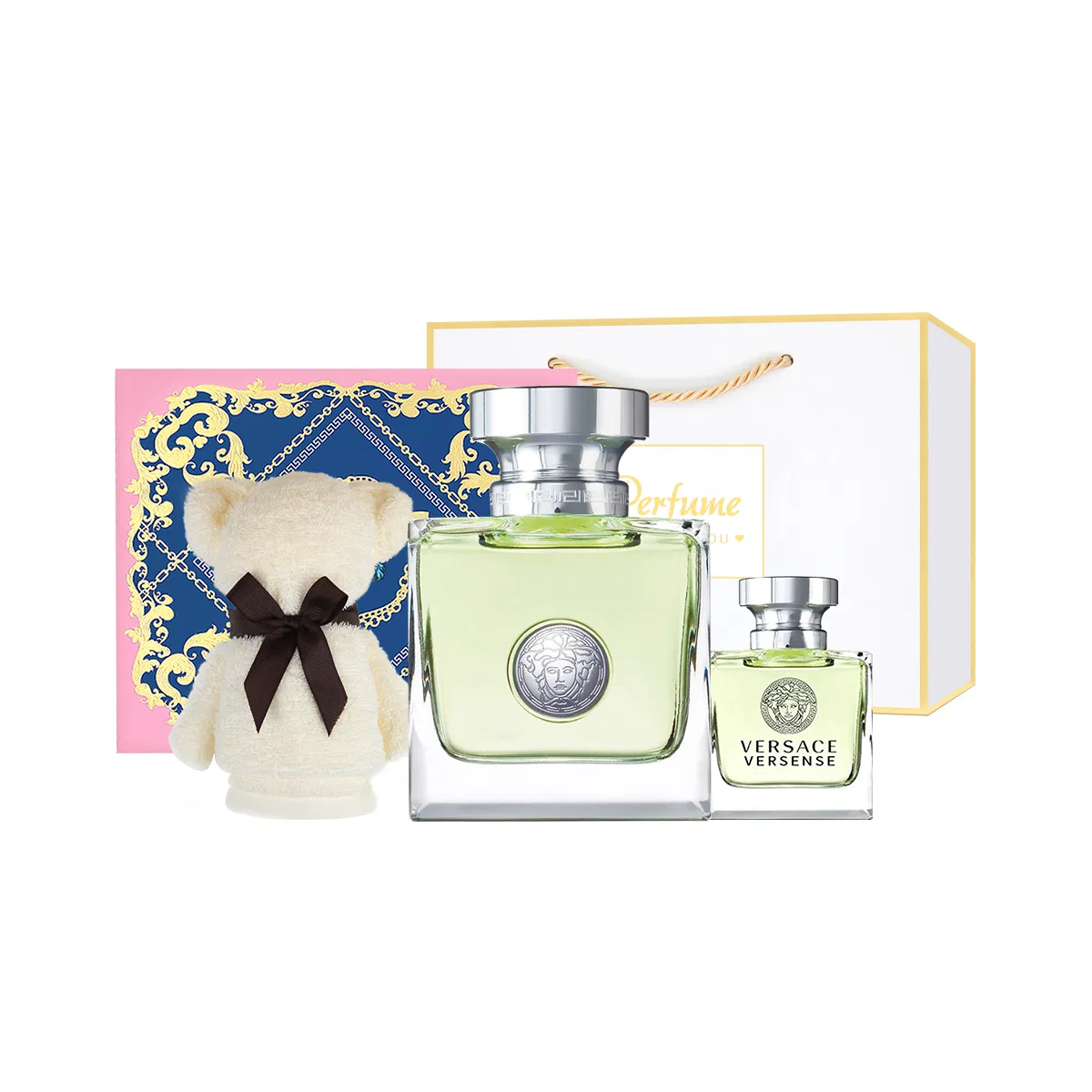 Женский парфюмерный набор VERSACE Heartbeat Woman, 30 мл + 5 мл, Mediterranean