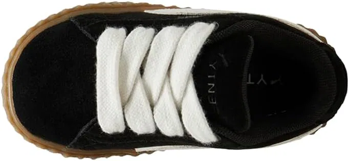 Детские кроссовки для девочек с шнуровкой Fenty X Creeper Phatty PUMA, Black — фото 4