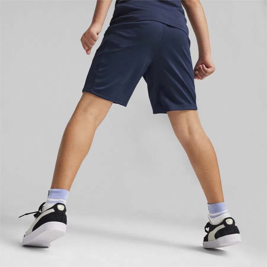 Спортивные брюки PUMA Regular Workout Pants 'Active Sports' темно-синего цвета — фото 4