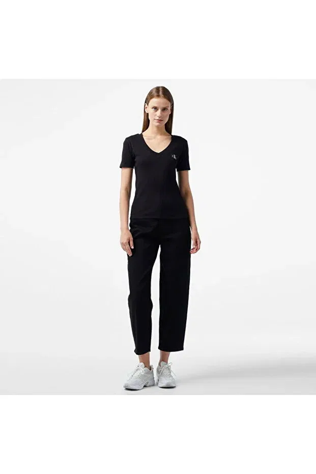 Женские джинсы прямого кроя Calvin Klein, Black