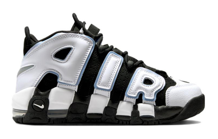 Кроссовки Nike Air More Uptempo 96, черный/белый — фото 2