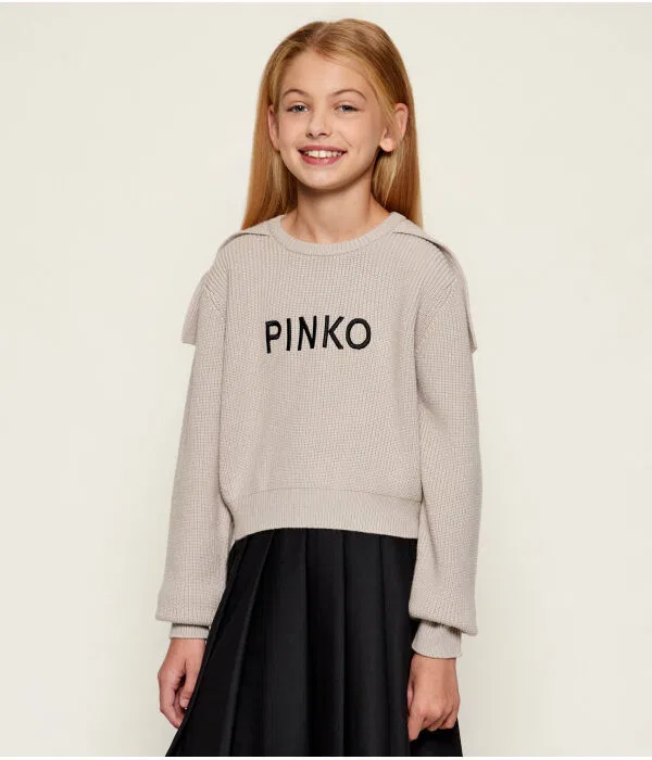 Свитер Regular Fit Pinko Up, бежевый