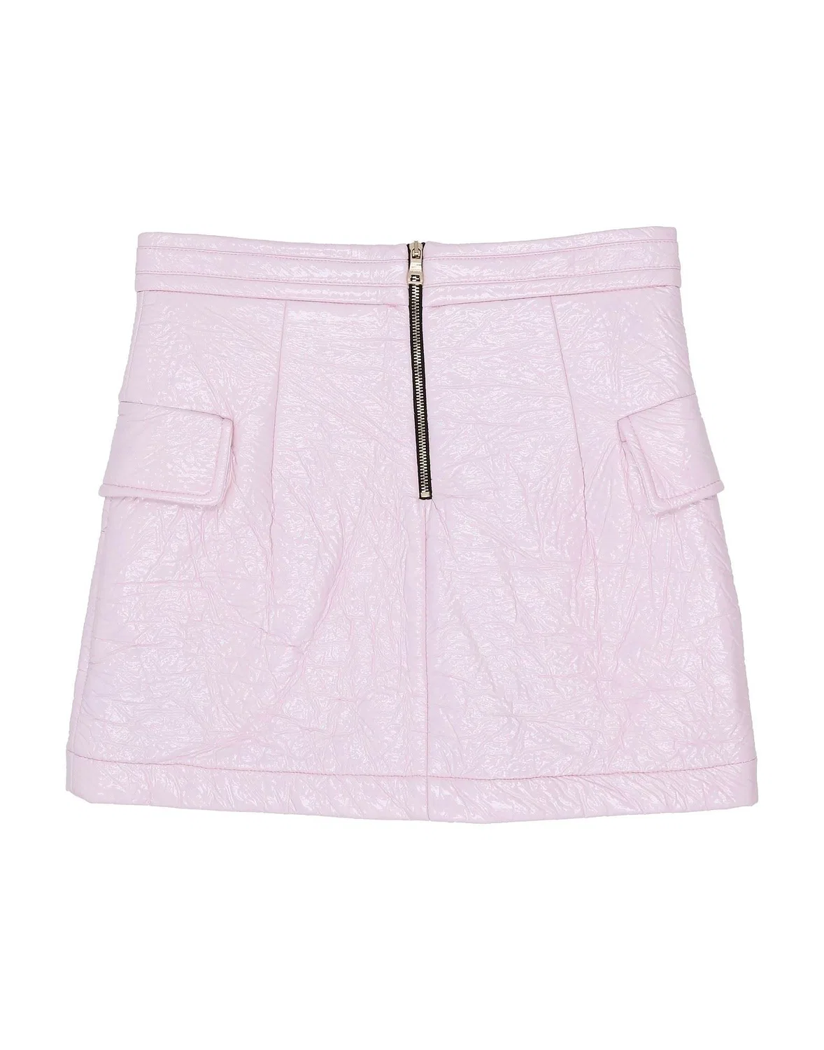 Детская юбка для девочек из дайвинга Balmain, Light Pink — фото 2