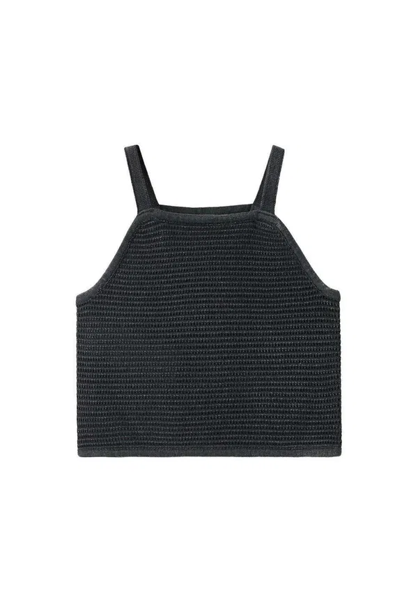 Топ Mango Kids, антрацит — фото 2