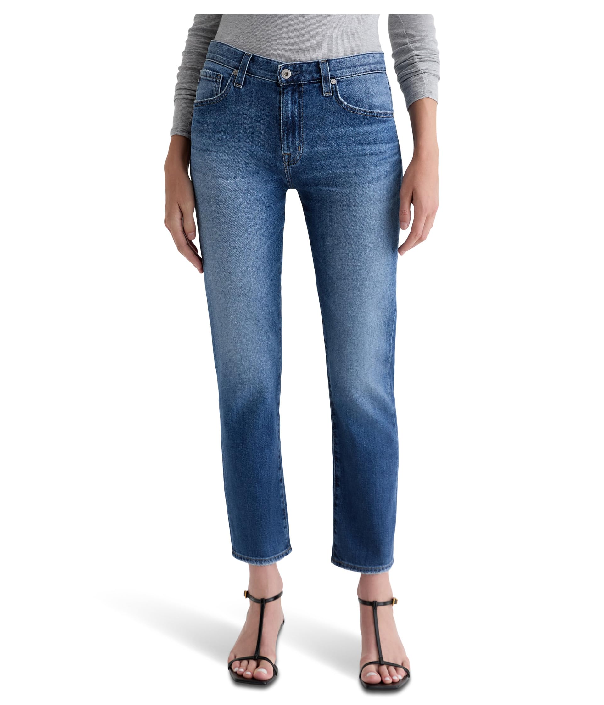 

Джинсы AG Jeans Ex-boyfriend Mid Rise Slouchy Slim In Headline, цвет Headline