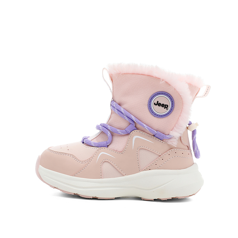 

Jeep Синтетические кожаные термостойкие износостойкие водонепроницаемые антиударные высокие детские снегоступы для подростков