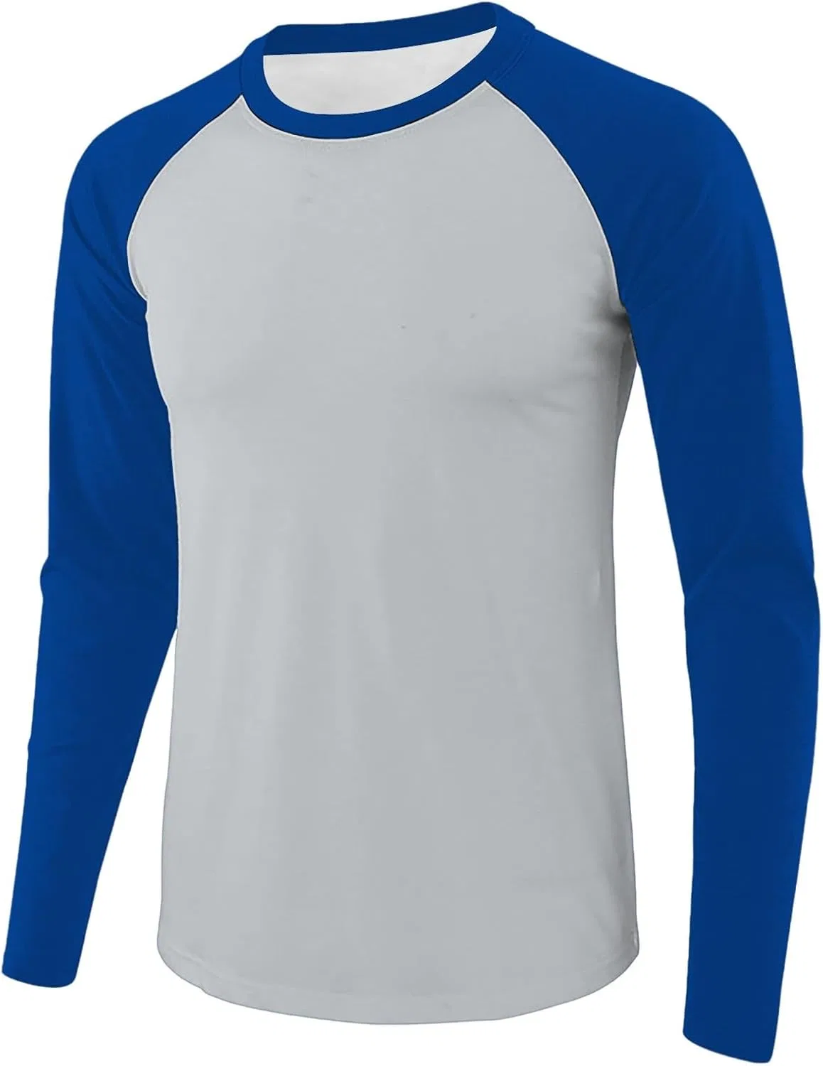 Мужская футболка с длинным рукавом реглан, Blue