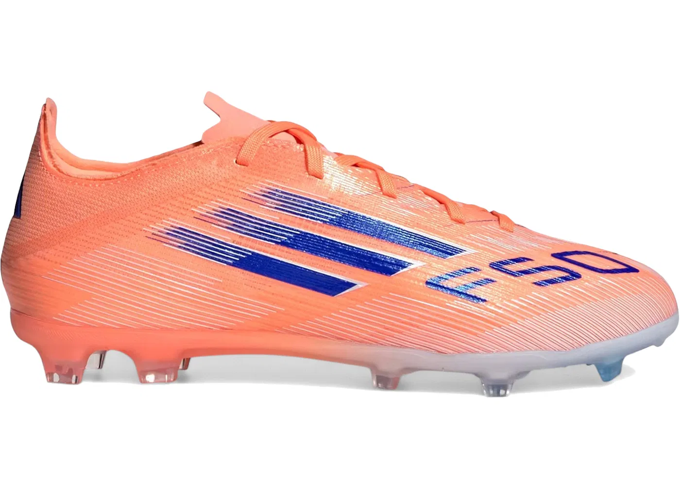 Детские бутсы F50 Elite FG Adidas, Beam Orange/Lucid Blue/Cloud White