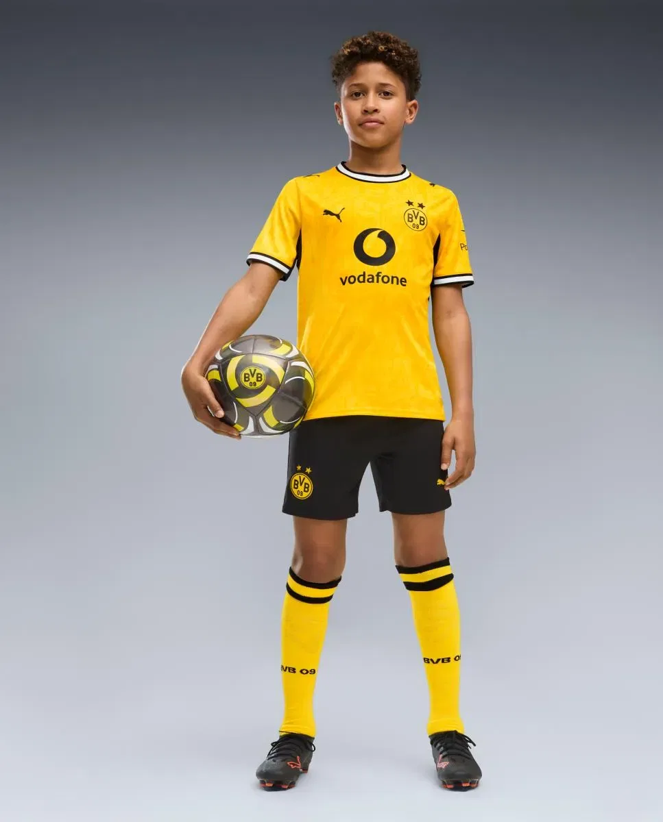 Детские шорты для мальчиков футбольные Borussia Dortmund 2026-2027 Replica Puma, Negro — фото 3