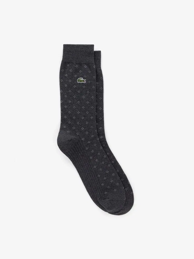 Носки с узором RA040E-56G LACOSTE, Gray