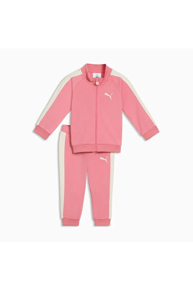 Детский спортивный комплект с длинным рукавом T7 always on baby pink tracksuit set Puma, Pink