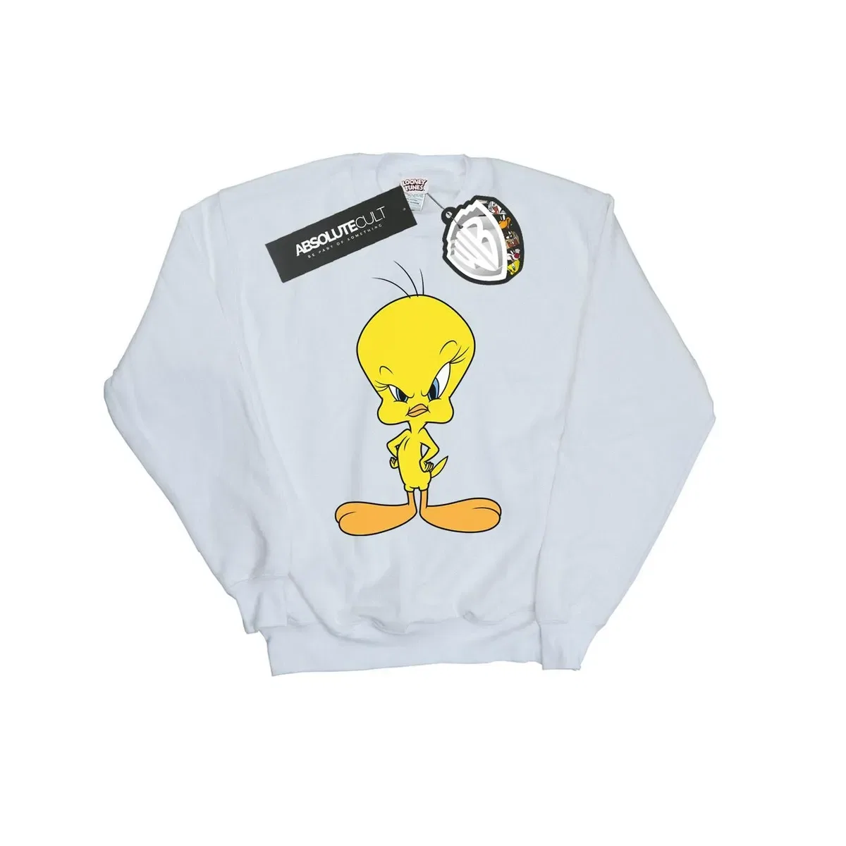 Свитшот с принтом Tweety angry Looney Tunes, White — фото 2