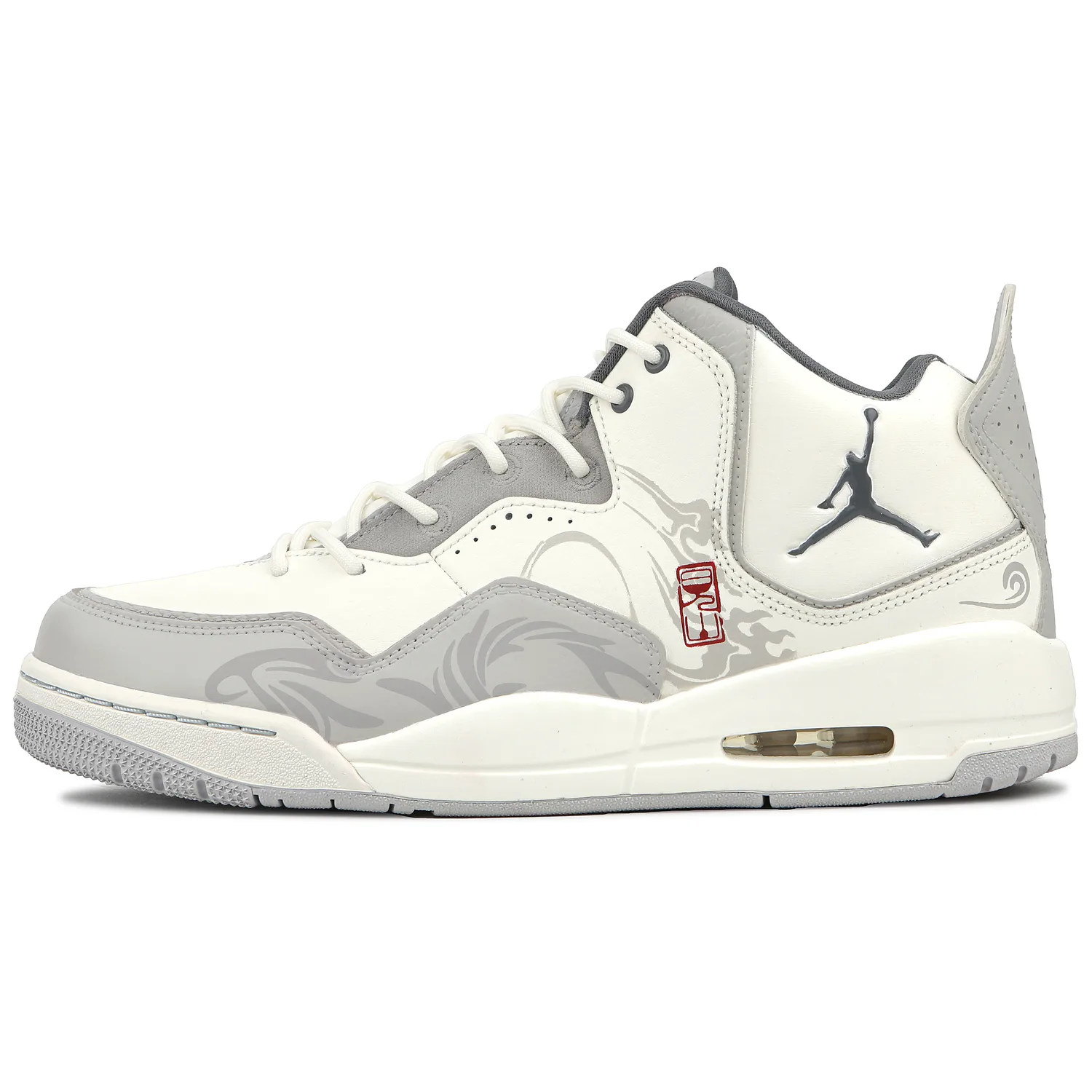 Jordan Кроссовки баскетбольные Courtside 23 Mid top Vintage мужские серо-белые
