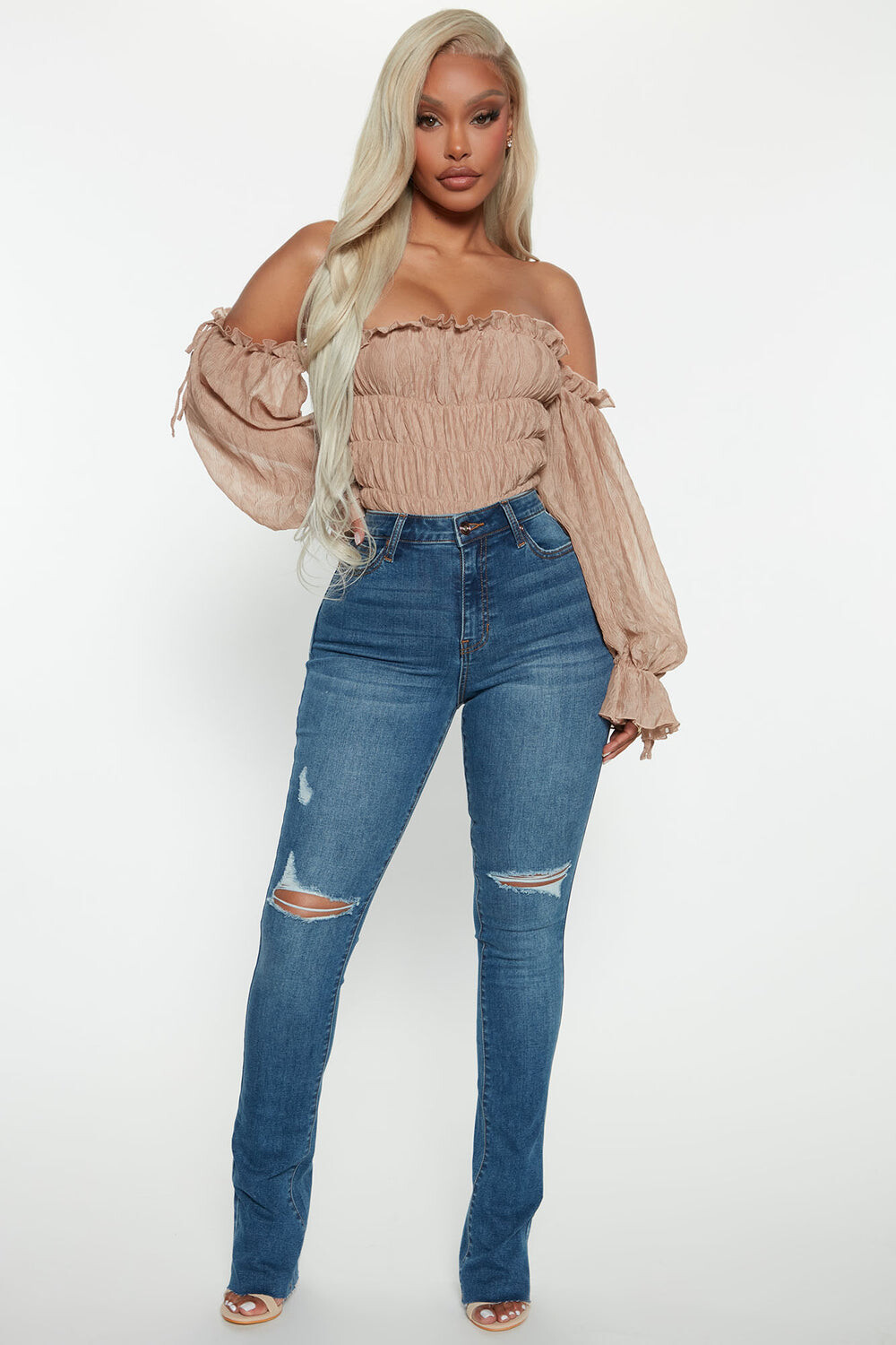 

Джинсы Fashion Nova FN24386WB03, синий