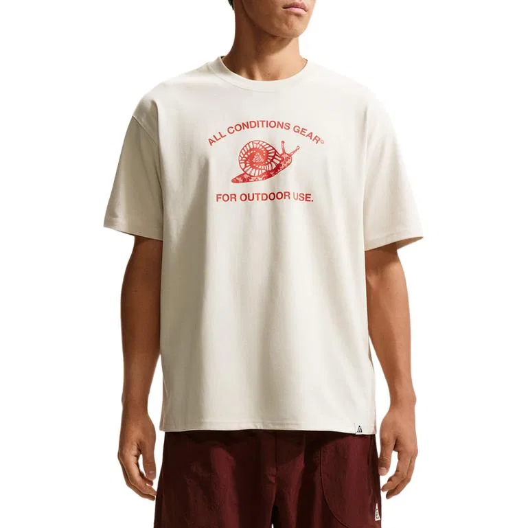Мужская футболка с круглым вырезом ACG Ecru Nike