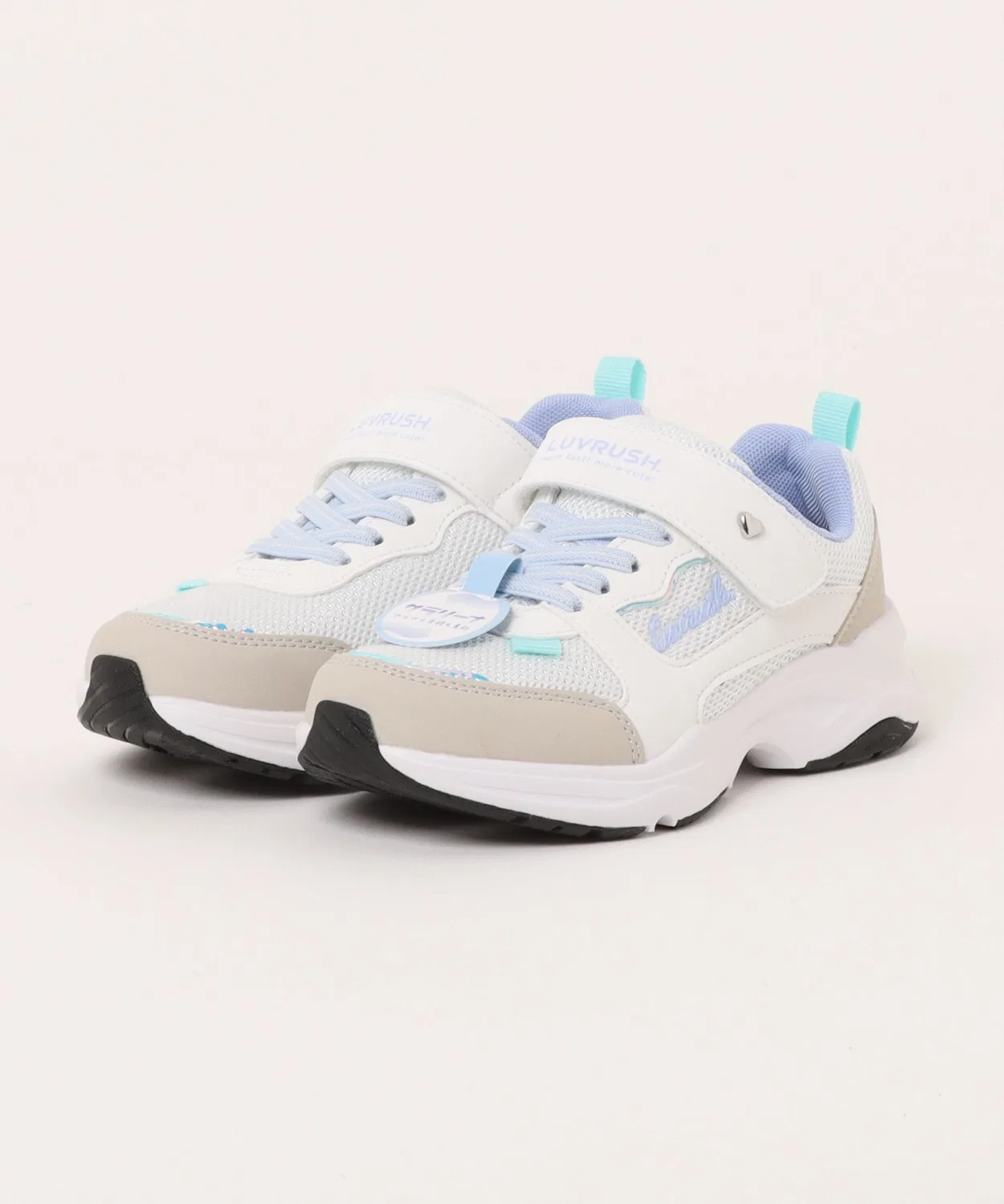 Детские кроссовки для девочек с пружиной в подошве, LV 1281 MoonStar, White