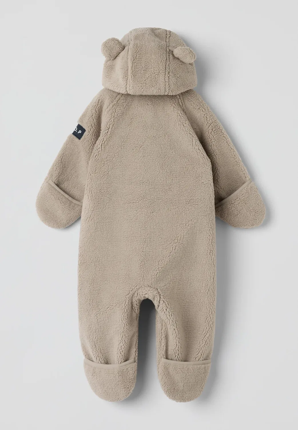 Ветрозащитный флисовый комбинезон унисекс Polarn O. Pyret, Simply Taupe — фото 2