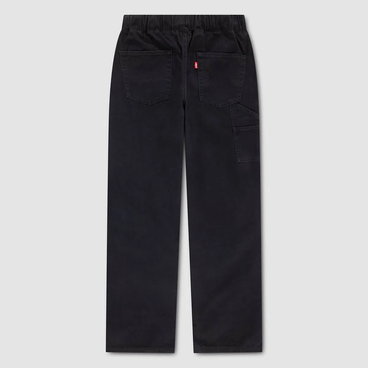 Рабочие брюки на резинке для мальчиков 4-7 лет Levi's, Jet Black - Black — фото 2