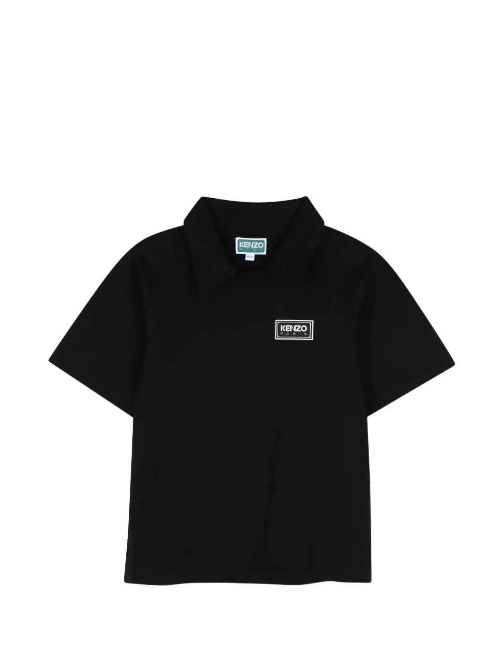 Футболка с рукавами реглан и нашивкой-логотипом Kenzo Kids, черный