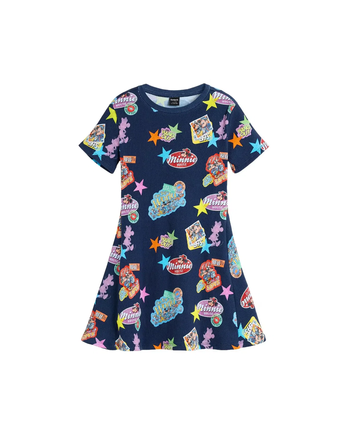 Детское платье для девочек с принтом Minnie Mouse Desigual, Azul