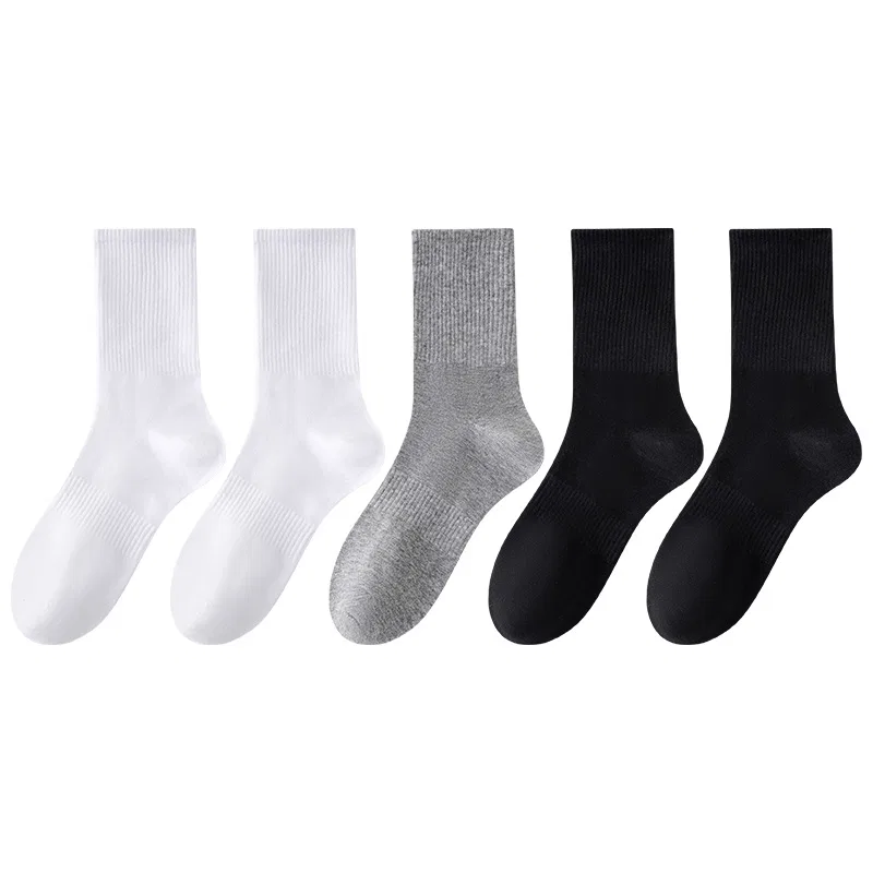 Детские носки-гольфы, 5 пар, White 2+Gray 1+Black 2, MIIOW