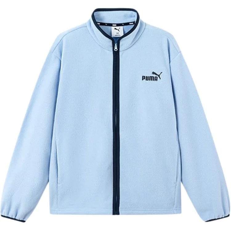 Детский топ с воротником-стойкой PUMA, Ice Blue 80902