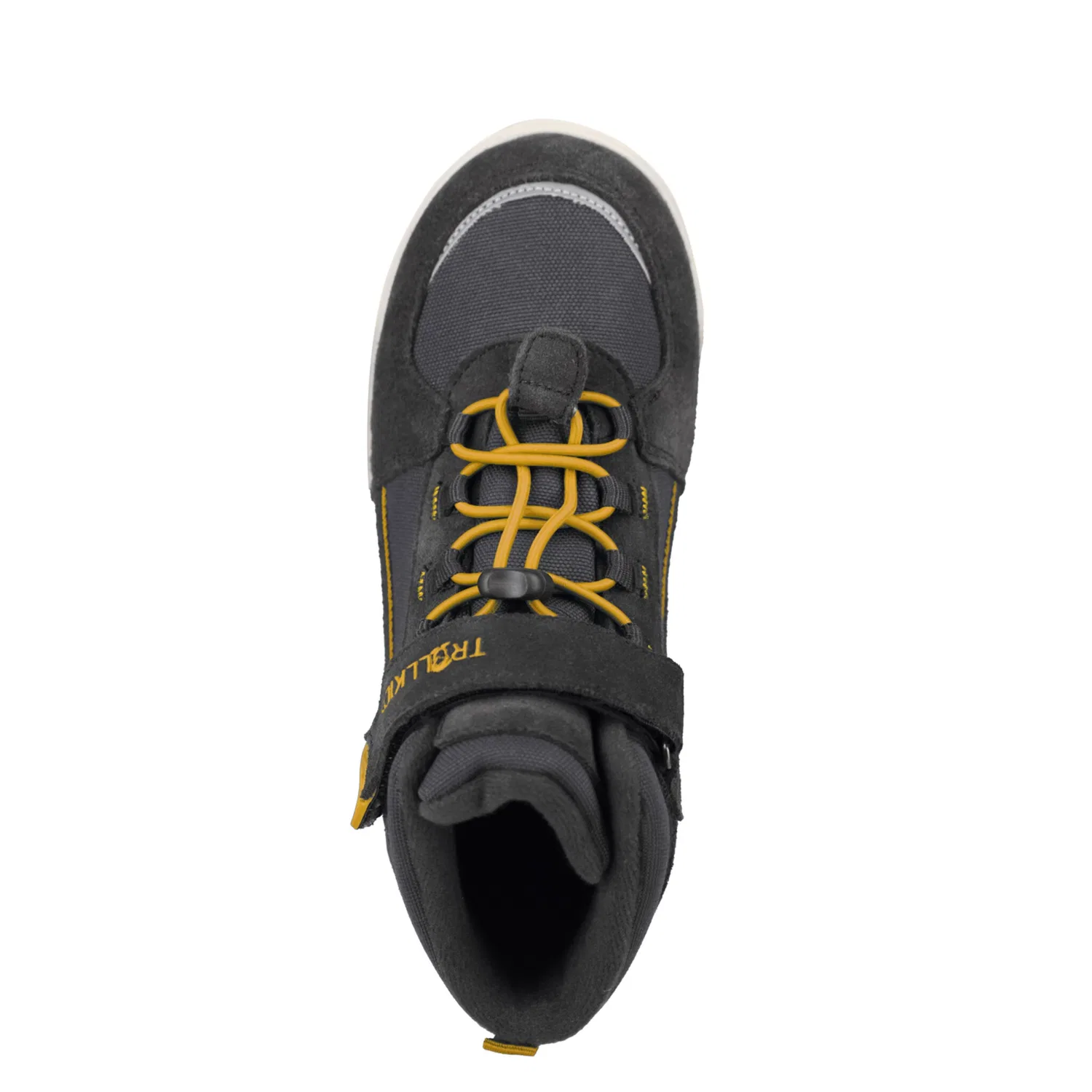 Детские зимние ботинки водонепроницаемые KIDS GRYLLEFJORD MID CUT TROLLKIDS, Anthracite/Golden Yellow — фото 3