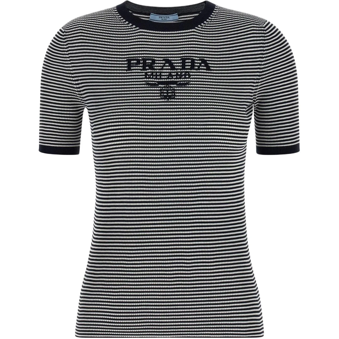 Женский джемпер с коротким рукавом Prada, Blue