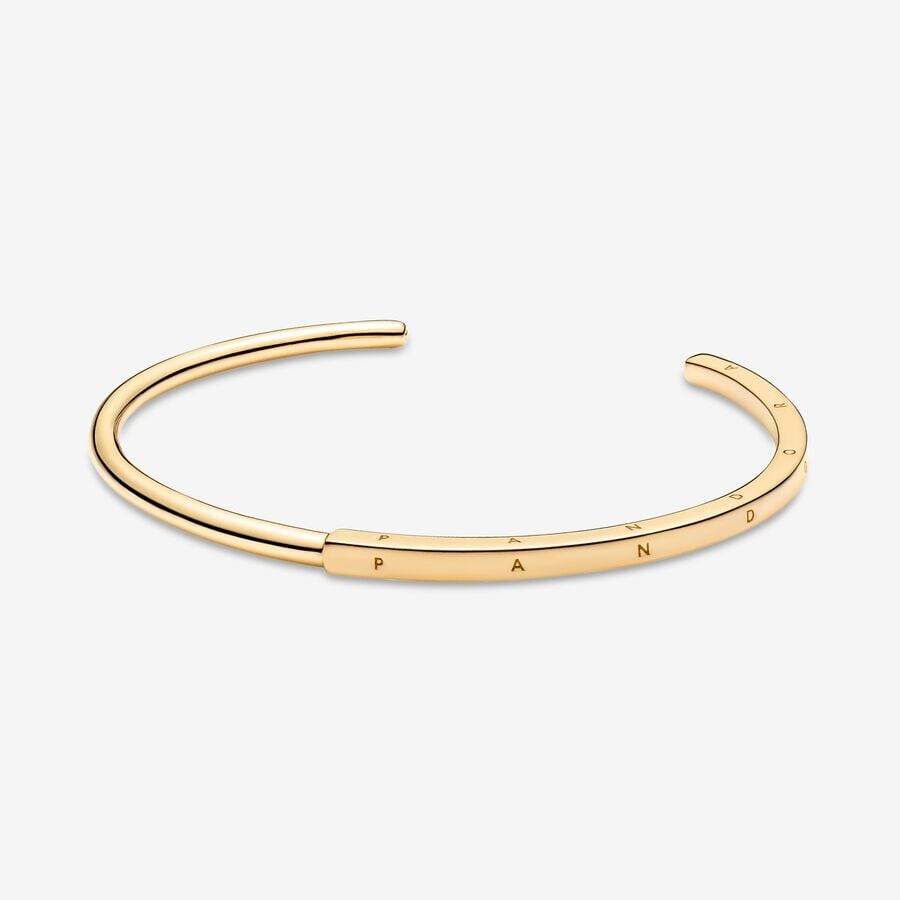 

Браслет Pandora Signature I-D Open, золото