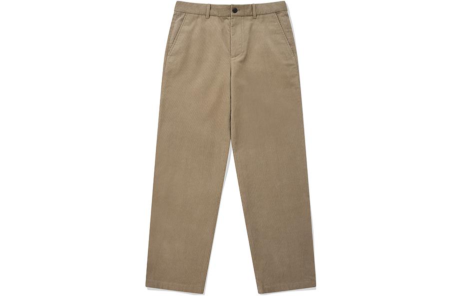 

Covernat Повседневные брюки унисекс, бежевые, прямого кроя