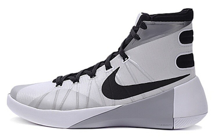 

Баскетбольные кроссовки Hyperdunk 2015 мужские высокие черные/белые Nike