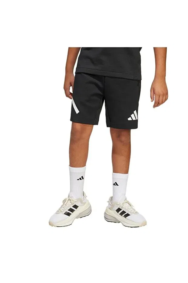Детские шорты для мальчиков джинсовые Adidas, Black — фото 2