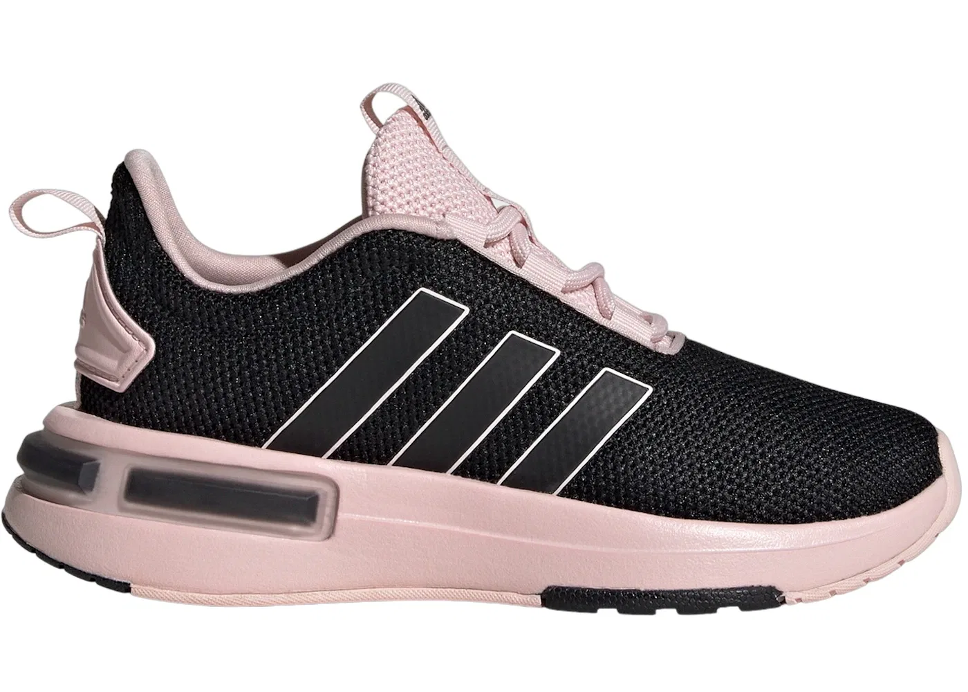 Детские кроссовки с сетчатым верхом Adidas Racer TR23, Core Black Sandy Pink Cloud White