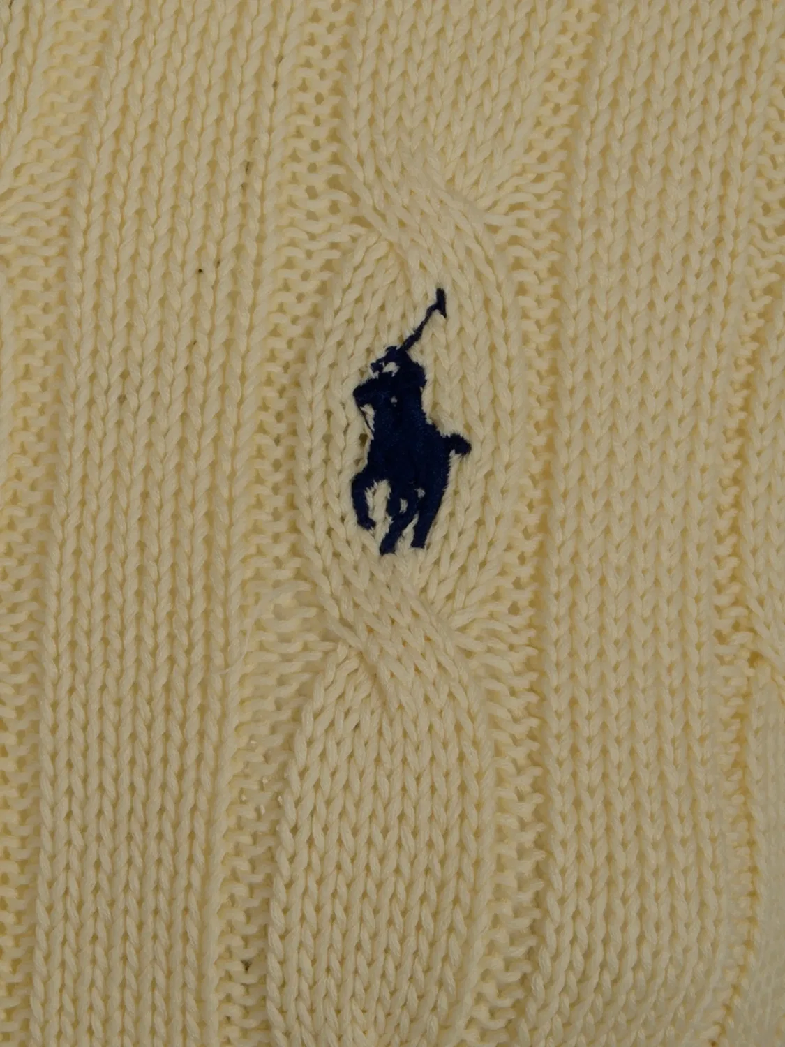 Polo Ralph Lauren Хлопковый свитер желтый — фото 3