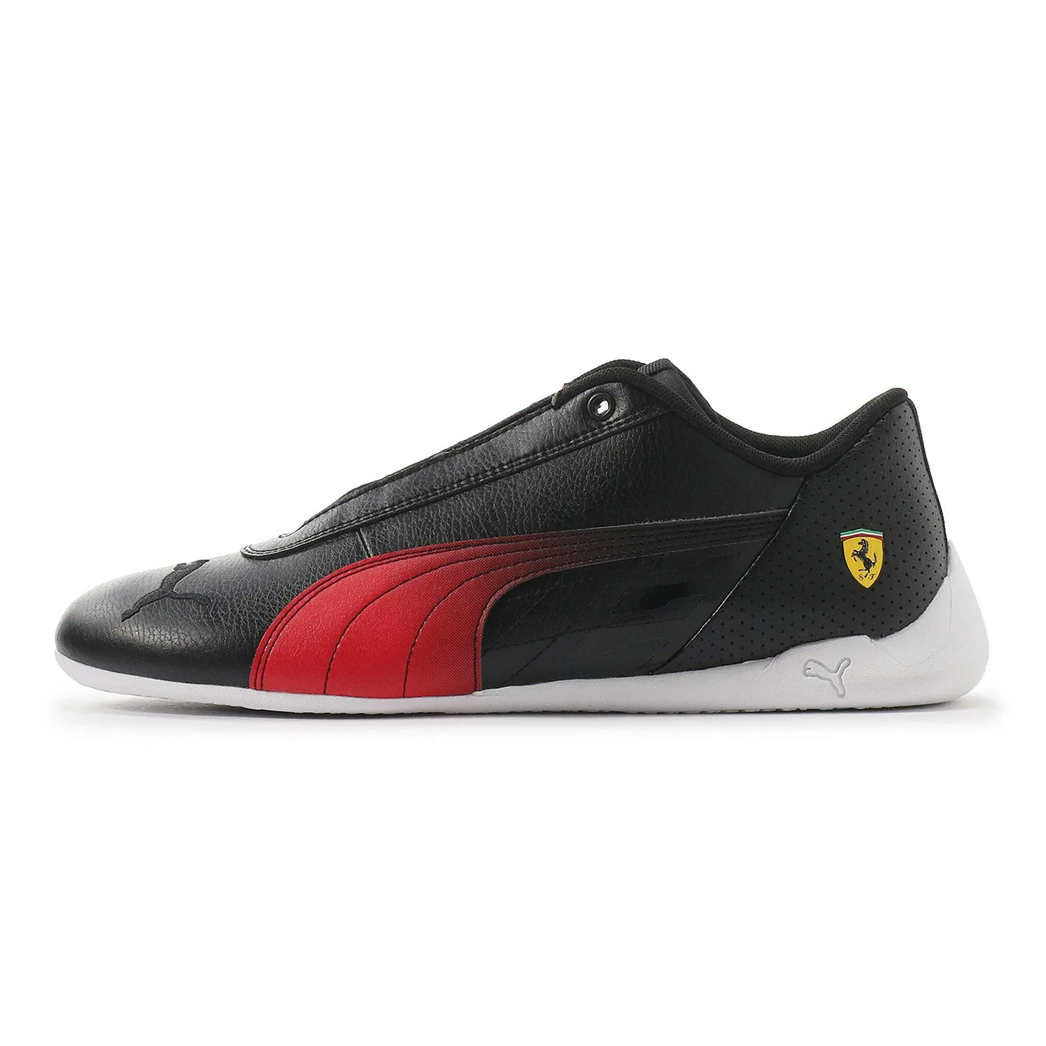 Детские кроссовки для мальчиков и девочек с дизайном Ferrari Race R-Cat PUMA PUMA Black Rosso Corsa