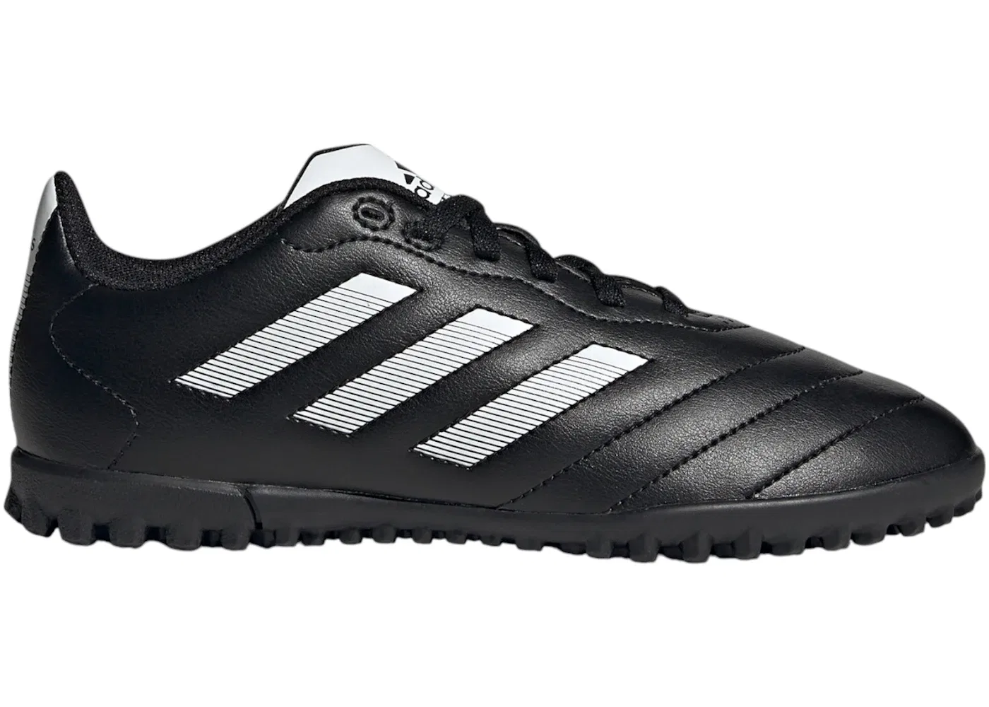Детские бутсы с покрытием из искусственной кожи Adidas Goletto VIII Turf, Core Black Cloud White Red