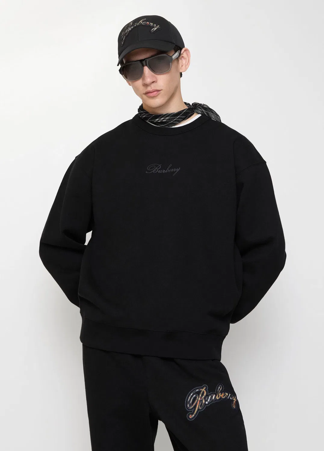 Свитшот Burberry Rowan, черный — фото 2