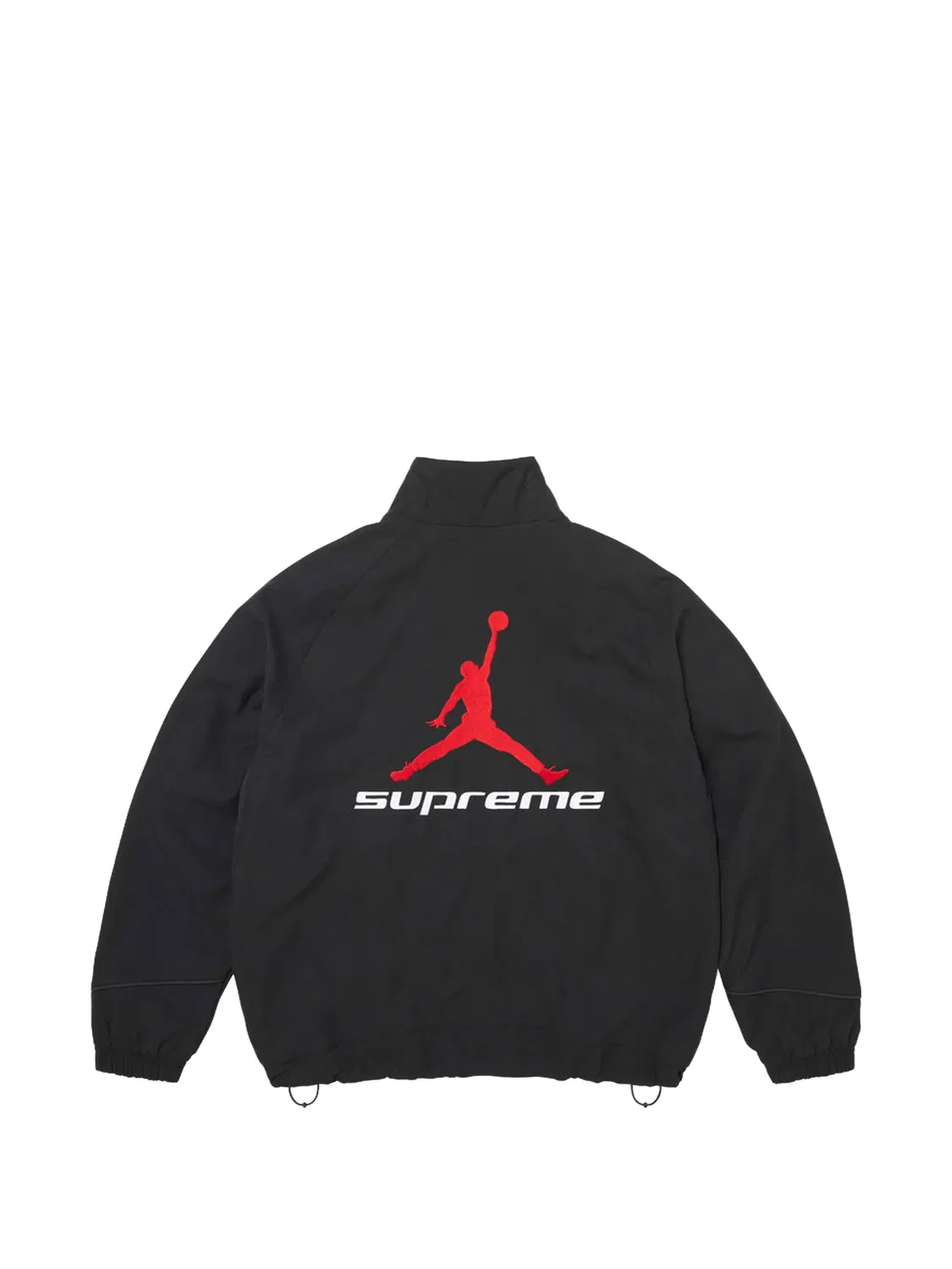 Спортивная куртка Jordan с логотипом Supreme, черный — фото 2