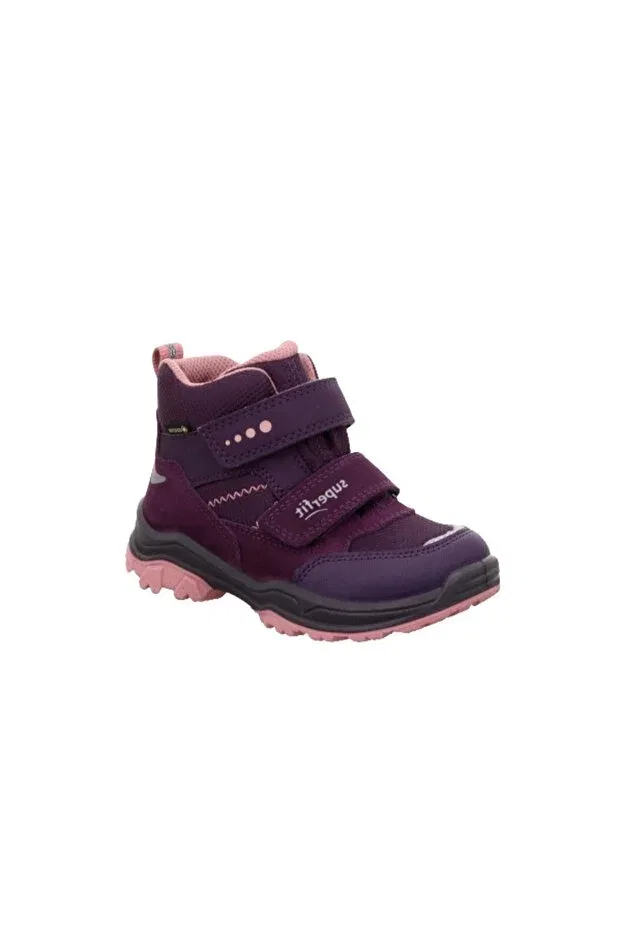 Детские ботинки для девочек водоотталкивающие Jupiter Superfit, Purple Suede — фото 2