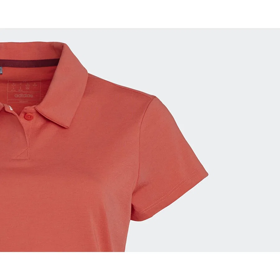 Женская футболка-поло с коротким рукавом adidas TURKIYE POLO W JG8872, Красный — фото 3