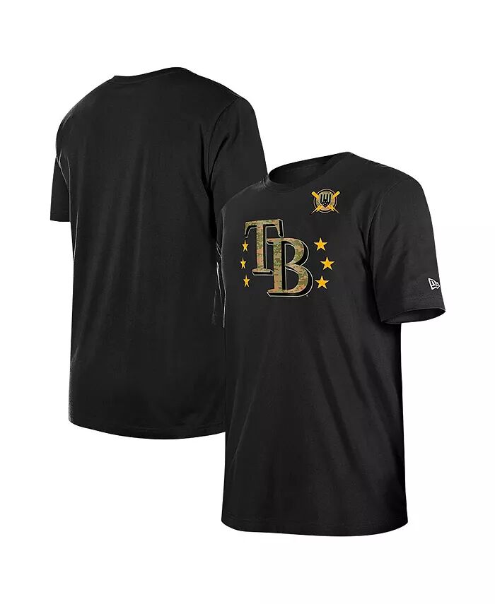 

Мужская черная футболка Tampa Bay Rays 2024-Armed Forces Day New Era