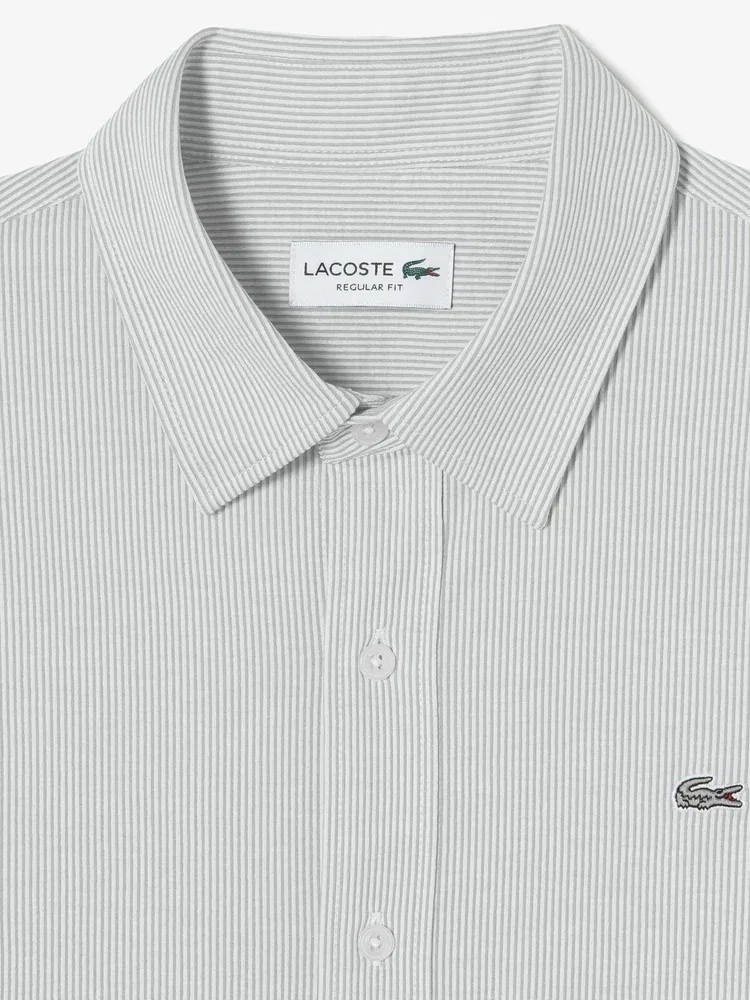 Футболка поло с длинным рукавом LACOSTE, Silver — фото 2