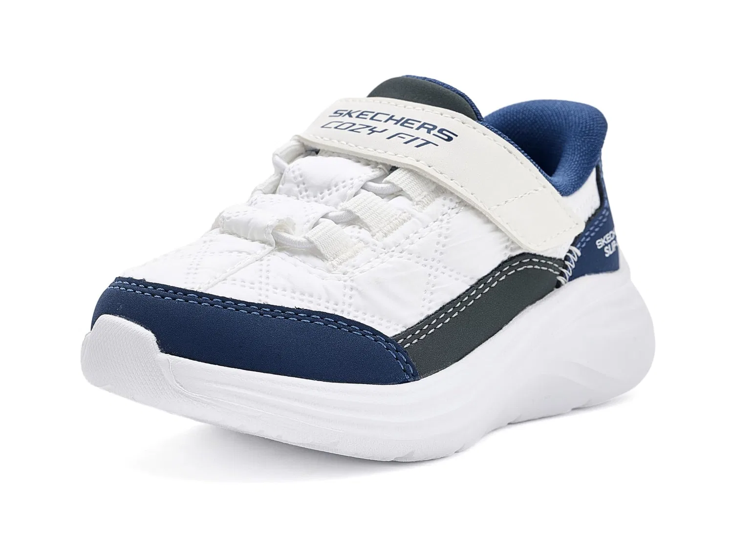 Кроссовки Hands-Free Slip-Ins-Comfy Sprints 404210N (для малышей) Skechers Kids, White/Navy