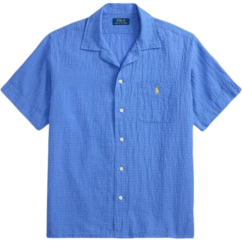 Мужская рубашка с коротким рукавом Polo Ralph Lauren, Blue