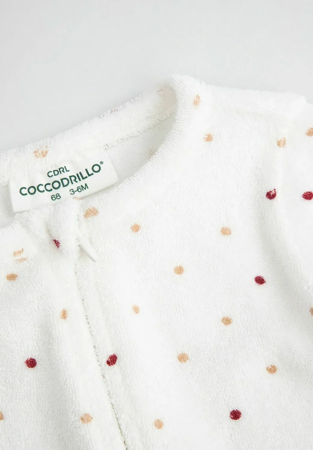Baby-Schlafкомбинезон унисекс - пижама Coccodrillo, Off-White — фото 3