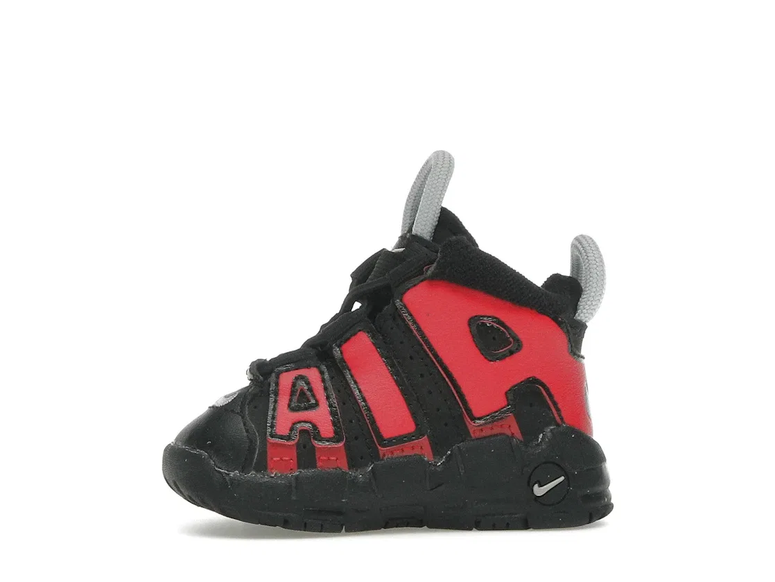 Детские кроссовки Lifestyle Nike Air More Uptempo Nike, Black/University Red-Midnight Navy-White — фото 3