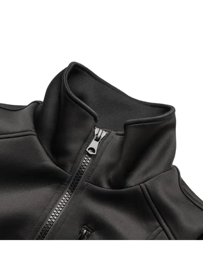 Пальто с объемными рукавами и воротником-стойкой Zara, черный — фото 4